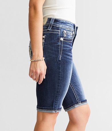Miss Me Curvy Bermuda Stretch Short FULL_RIGHT_SIDE