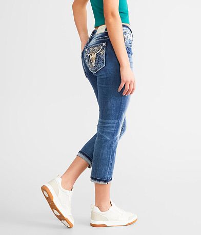 Miss Me Cuffed Stretch Capri Jean FULL_RIGHT_SIDE