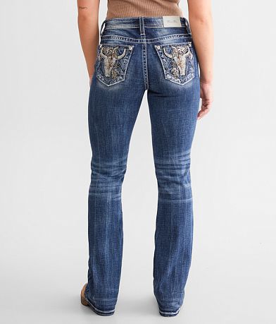 Miss Me Curvy Boot Stretch Jean BACK