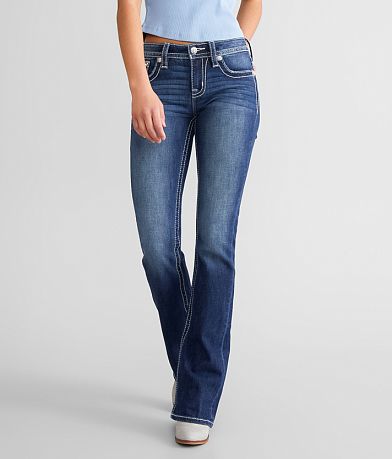 Miss Me Mid-Rise Boot Stretch Jean full left side view