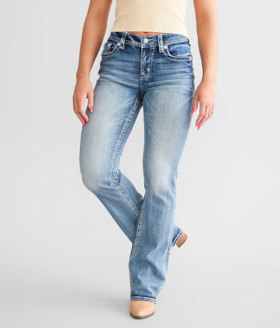 Miss Me Curvy Boot Stretch Jean front view