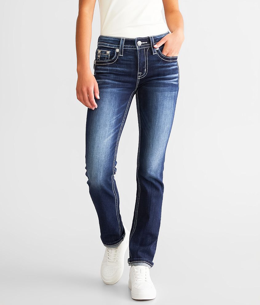 Miss Me Mid-Rise Straight Stretch Jean