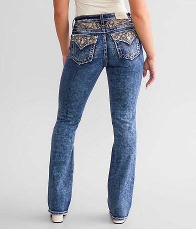 Miss Me Curvy Boot Stretch Jean back view