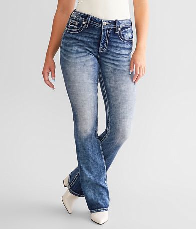 Miss Me Curvy Boot Stretch Jean full left side view