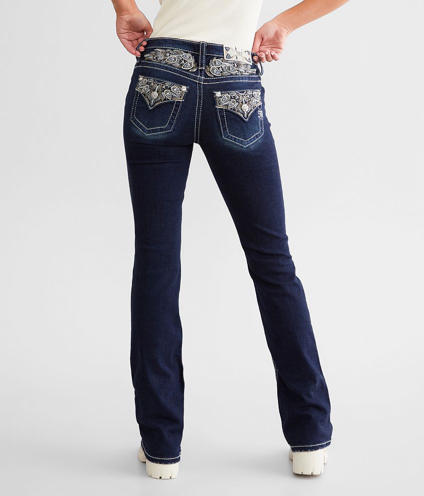 Miss Me Mid-Rise Boot Stretch Jean - Women's Jeans in D1012