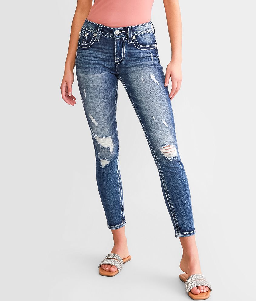 Miss Me Mid-Rise Ankle Skinny Stretch Jean front view