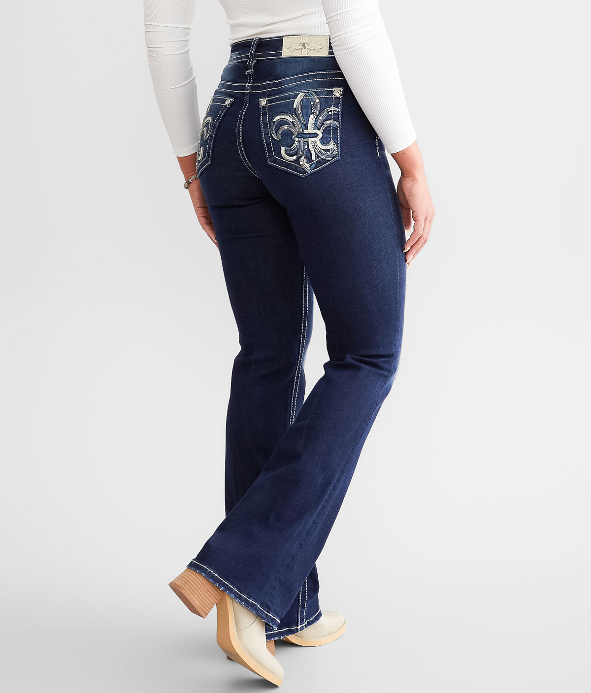 Miss Me Curvy Boot Stretch Jean — V111 by Buckle