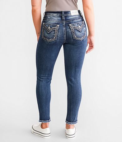 Miss Me Curvy Ankle Skinny Stretch Jean BACK