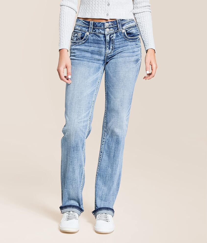 Universal Straight Stretch Cuffed Jean - thumbnail 2