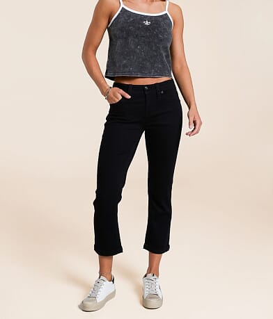 Miss Me Mid-Rise Capri Stretch Jean front view
