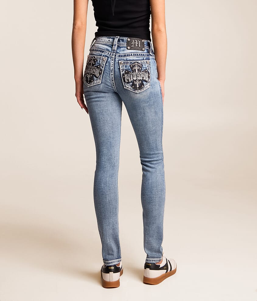 Mid-Rise Skinny Stretch Jean