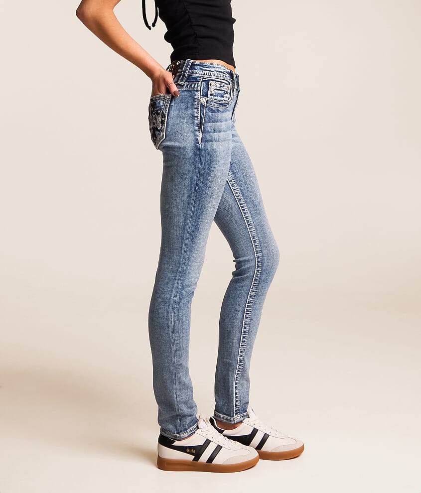 Mid-Rise Skinny Stretch Jean
