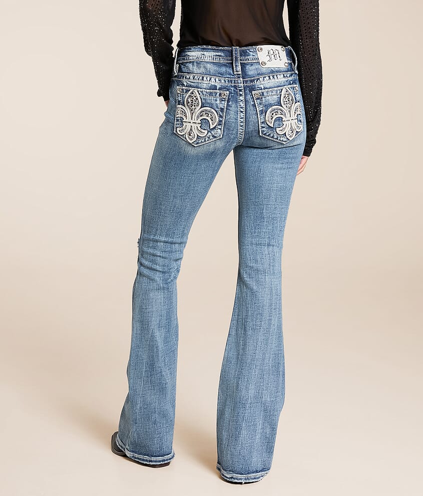 Mid-Rise Flare Stretch Jean - thumbnail 4