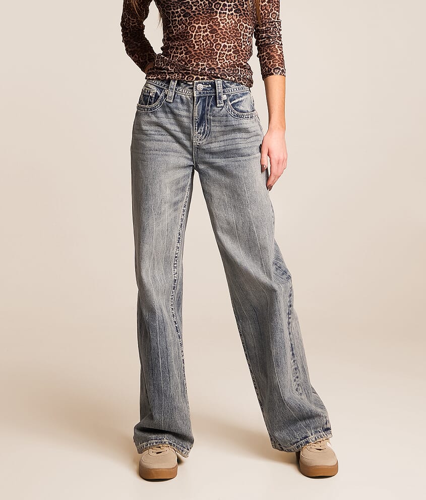 High Rise Wide Leg Jean