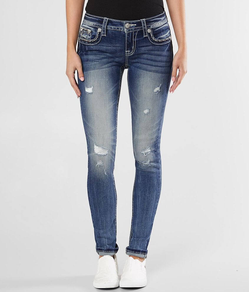 Miss Me Low Rise Skinny Stretch Jean front view