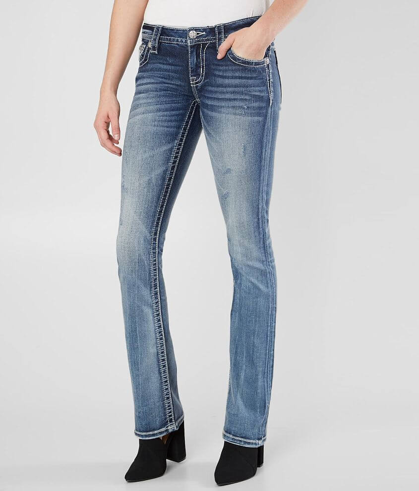 Miss Me Signature Slim Boot Stretch Jean front view