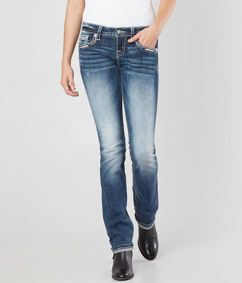 Miss Me Signature Straight Stretch Jean front view