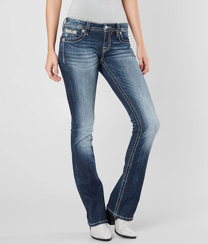 Miss Me Signature Slim Boot Stretch Jean front view