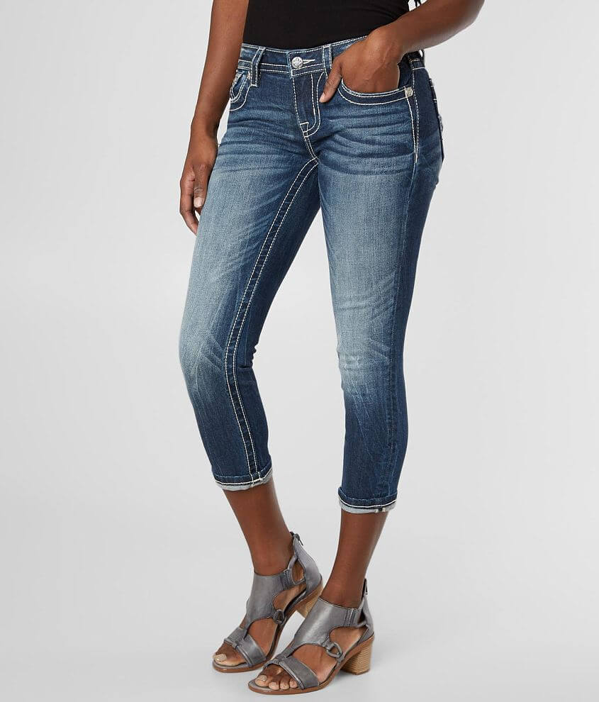 Miss Me Signature Stretch Cropped Jean front view