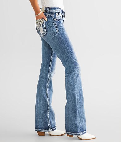 Miss Me Low Rise Boot Stretch Jean full right side view