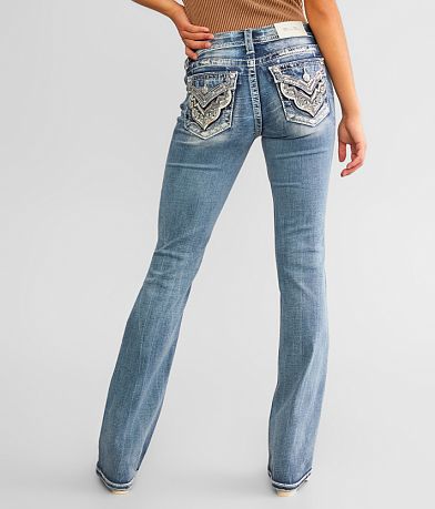 Miss Me Low Rise Boot Stretch Jean BACK