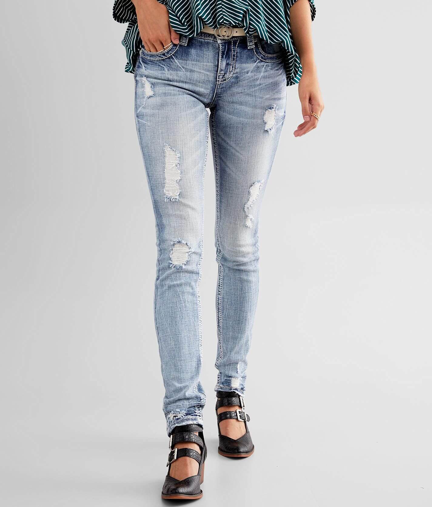 Miss Me Mid-Rise Ankle Skinny Stretch Jean - Women's Jeans in M465C