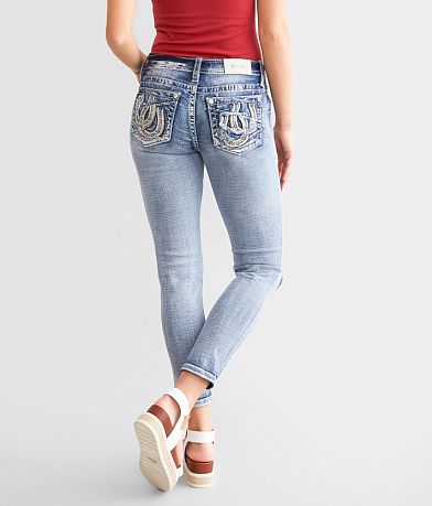 Miss Me Low Rise Ankle Skinny Stretch Jean front view
