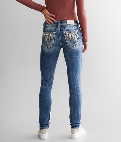 Miss Me Low Rise Skinny Stretch Jean BACK