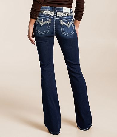 Miss Me Low Rise Boot Stretch Jean back view