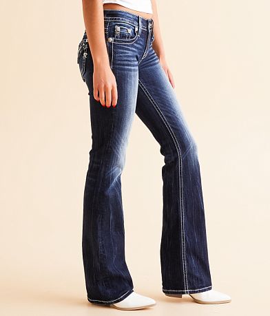 Miss Me Low Rise Boot Stretch Jean full right side view