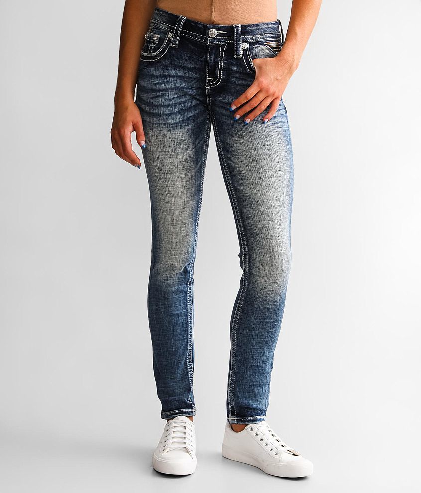 Miss Me Low Rise Skinny Stretch Jean - Women's Jeans in V107 | Buckle