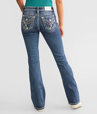 Miss Me Low Rise Boot Stretch Jean BACK