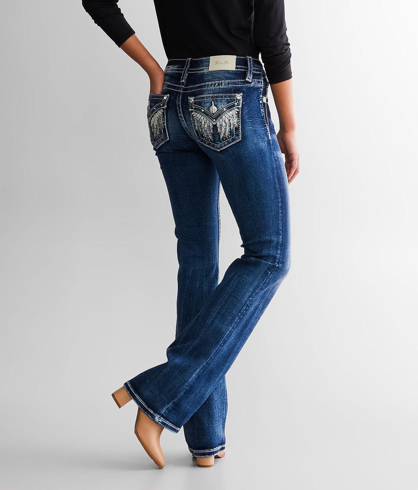 Miss Me Low Rise Boot Stretch Jean - Women's Jeans in K1315
