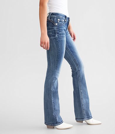 Miss Me Low Rise Boot Stretch Jean full left side view