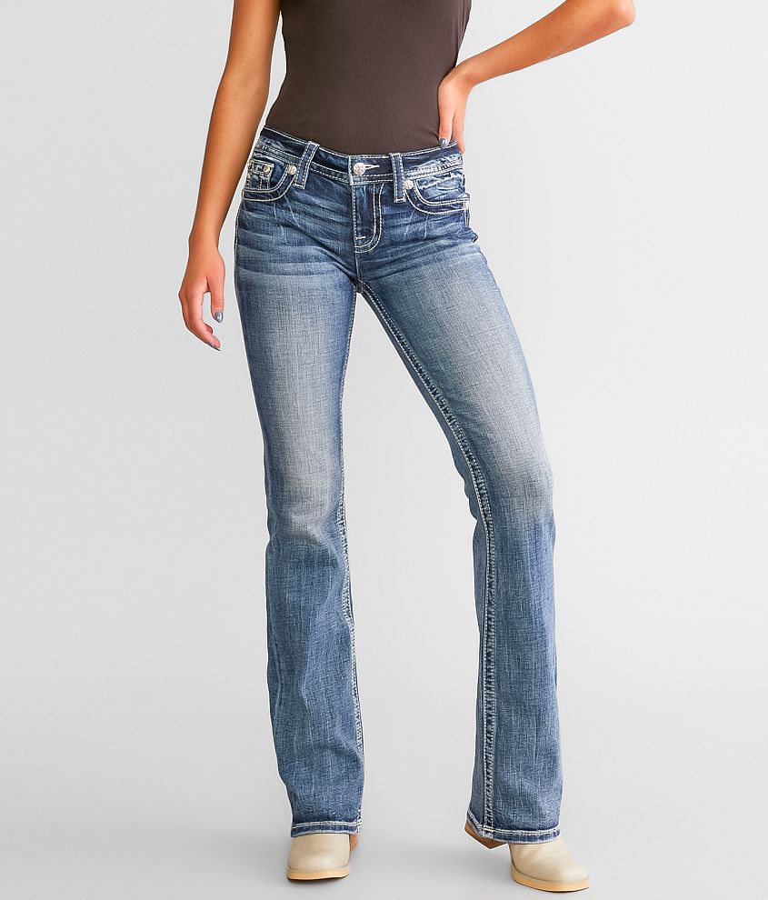 Low Rise Bootcut Jeans