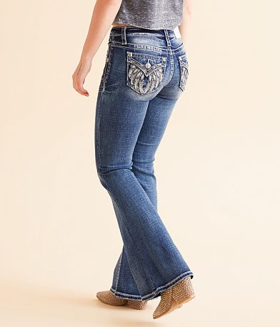 Miss Me Low Rise Flare Stretch Jean front view