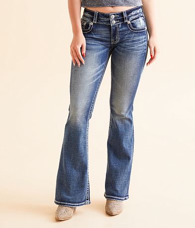 Miss Me Low Rise Flare Stretch Jean FULL_LEFT_SIDE