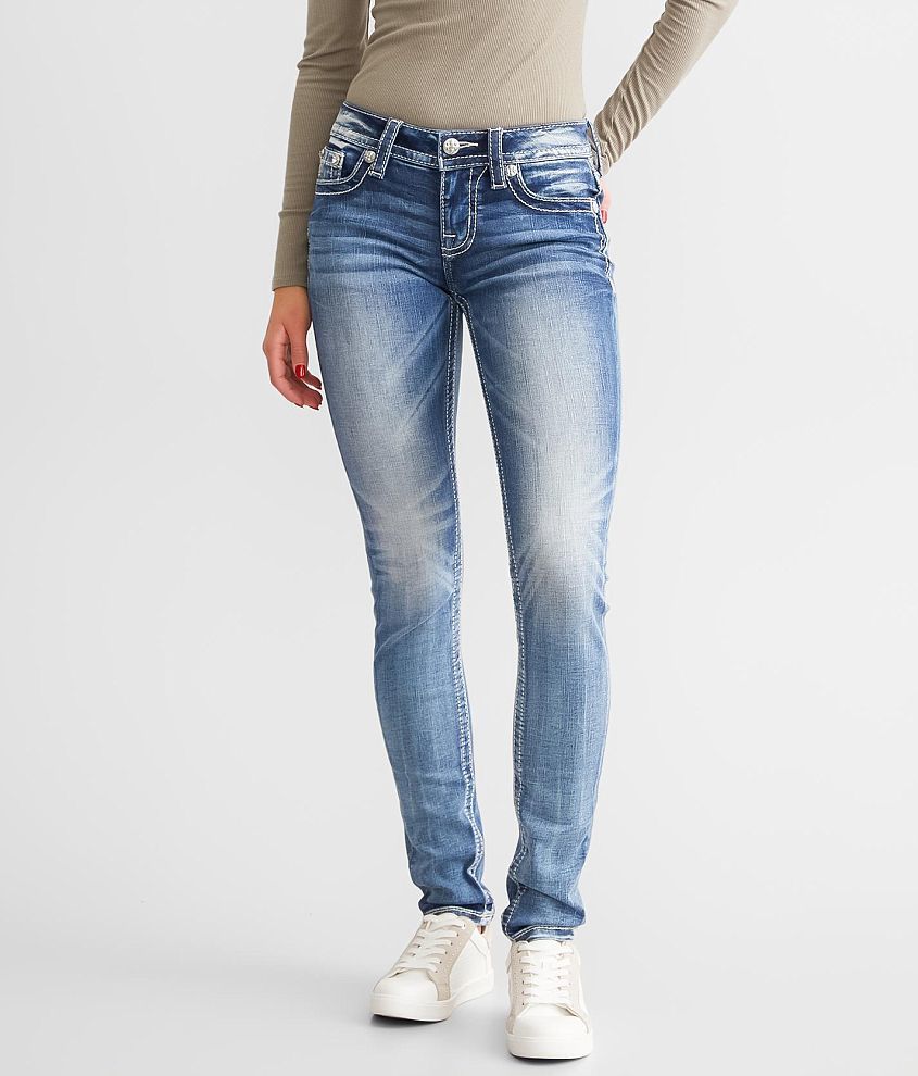 Miss Me Low Rise Skinny Stretch Jean - Women's Jeans in M785 | Buckle