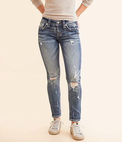 Miss Me Low Rise Ankle Skinny Stretch Jean front view