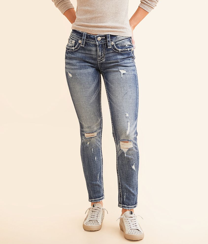 Miss Me Low Rise Ankle Skinny Stretch Jean