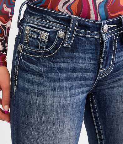 Miss Me Low Rise Boot Stretch Jean misc detail 1 view