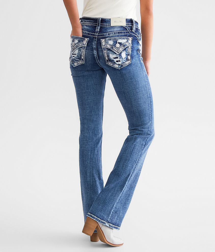 Miss Me Low Rise Boot Stretch Jean - Women's Jeans in K1373 | Buckle