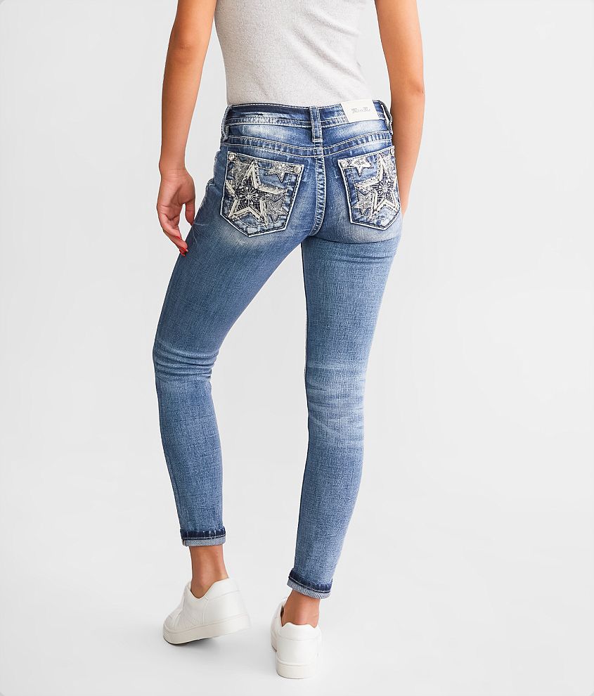 Miss Me Low Rise Ankle Skinny Stretch Jean front view