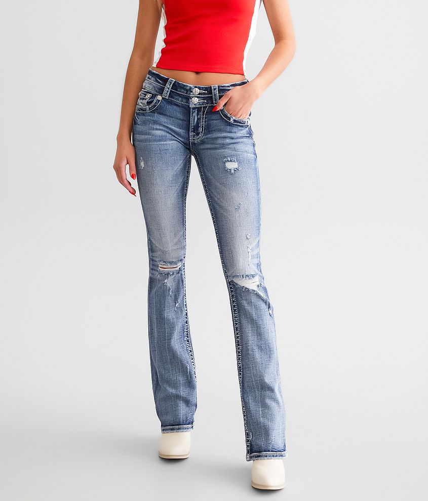 Miss Me Low Rise Tailored Boot Stretch Jean