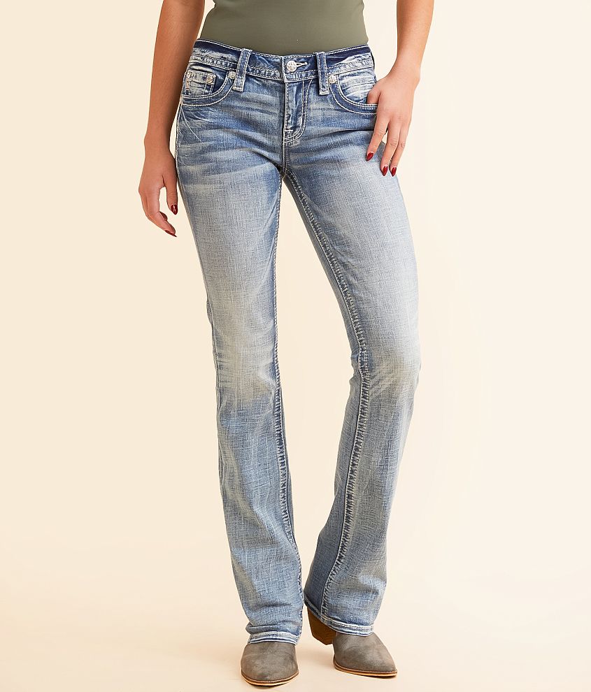 Miss Me Low Rise Tailored Boot Stretch Jean