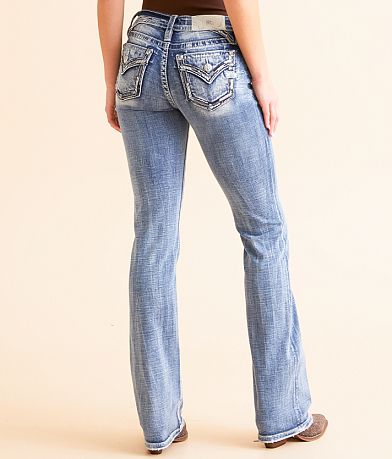 Miss Me Low Rise Boot Stretch Jean BACK