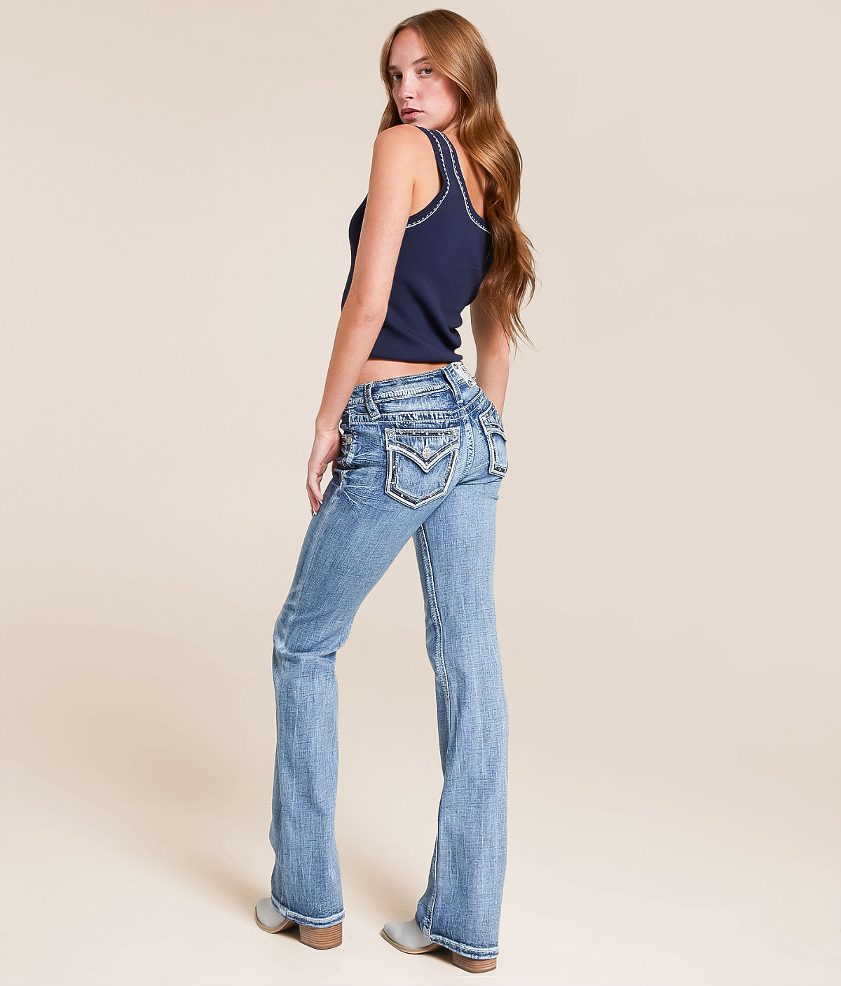 Miss Me Low Rise Boot Stretch Jean — M383 by Buckle