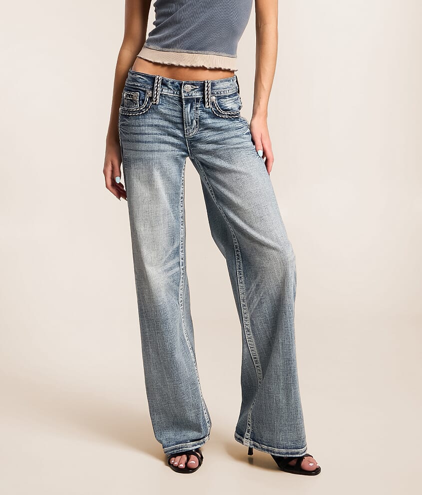Low Rise Wide Leg Stretch Jean - thumbnail 2