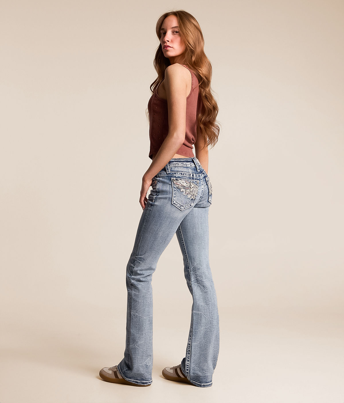 Miss Me Low Rise Boot Stretch Jean — M1015 by Buckle