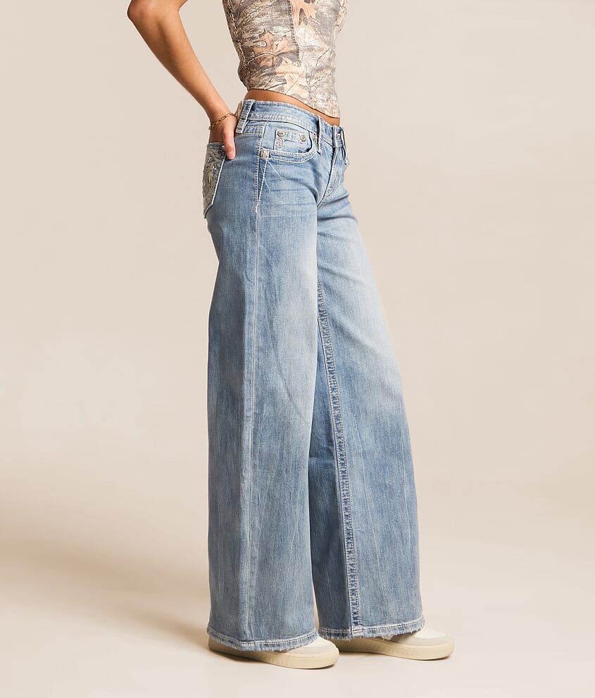 Low Rise Wide Leg Stretch Jean